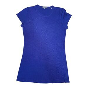Vince Blue Cap Sleeve Tee Size Small
